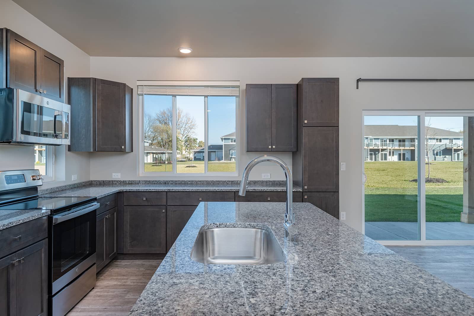 Kitchen and patio door